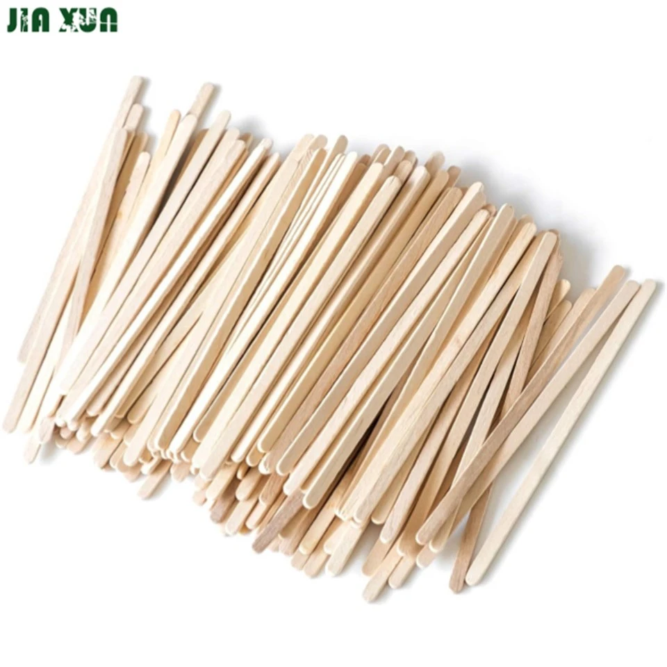Round End Wooden Coffee Stirrers